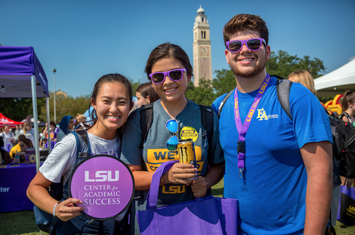 Students with CAS sign