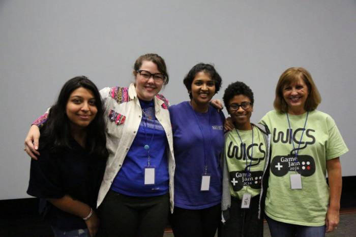 Group photo of five women