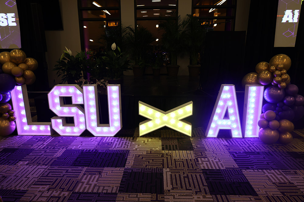 Ai x LSU sign