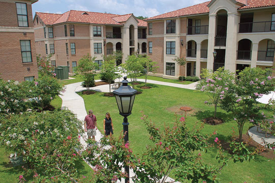 east campus apartments exterior