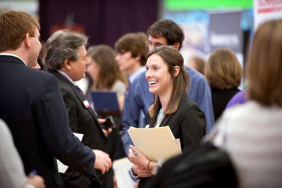 people at a business conference