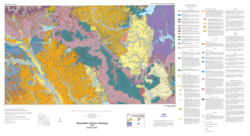 Alexandria Surface Geology 2022